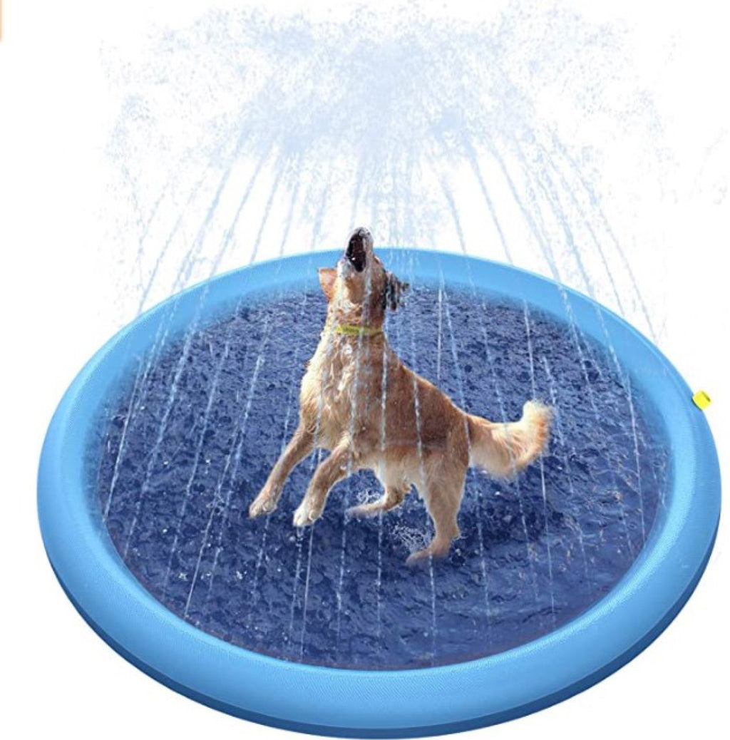 Spot PVC pet water spray pad pet swimming pool folding pool water spray toy dog outdoor pet pad