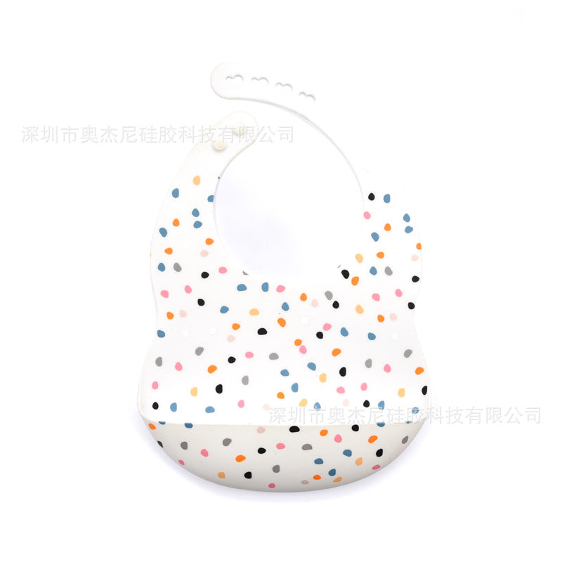 Amazon Explosion Style Children Adjustable Customizable Waterproof Silicone Baby Silicoib Food Grade Silicone