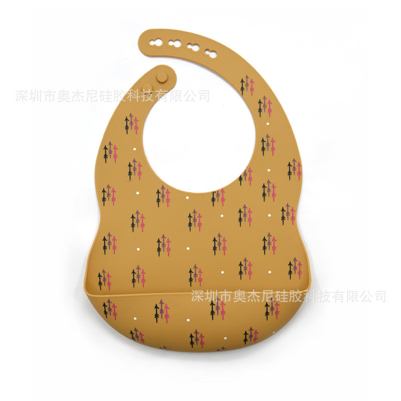 Amazon Explosion Style Children Adjustable Customizable Waterproof Silicone Baby Silicoib Food Grade Silicone