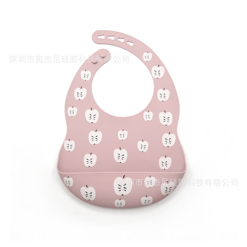 Amazon Explosion Style Children Adjustable Customizable Waterproof Silicone Baby Silicoib Food Grade Silicone