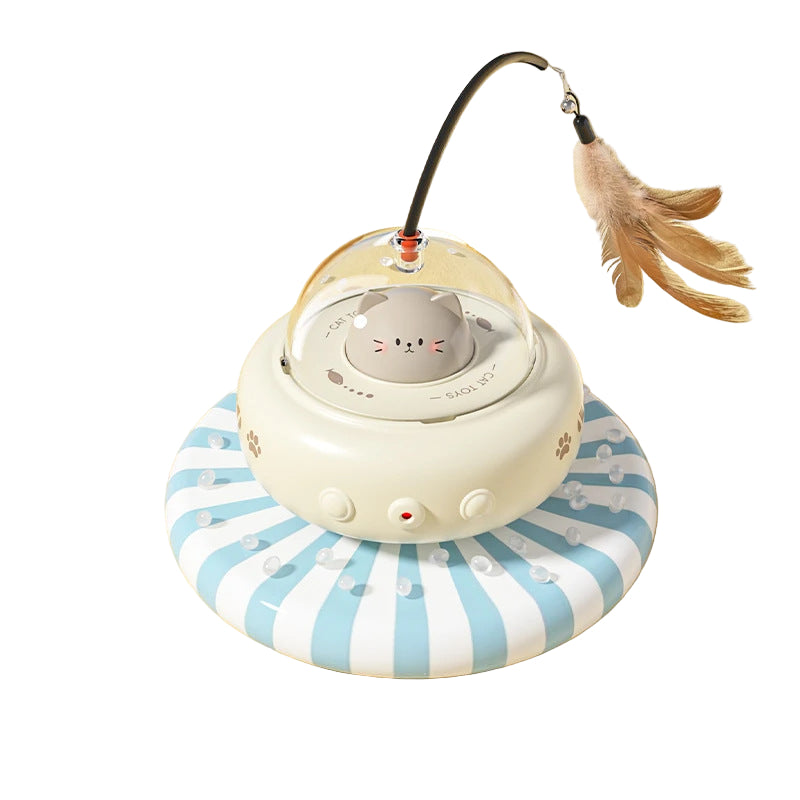 Cat Laser with Feather Toy