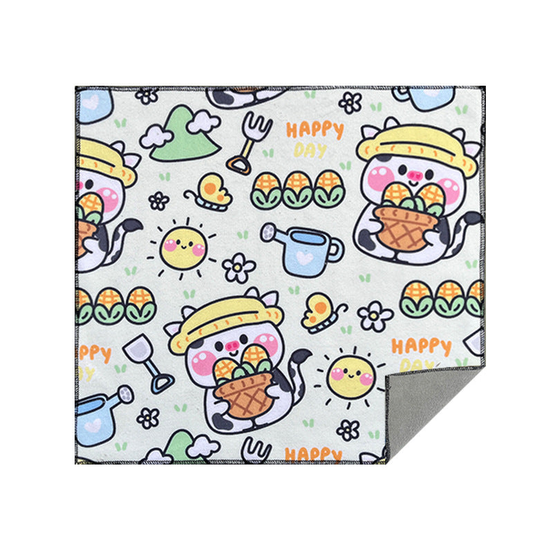 Magic Pet Wrap with cute cartoon design with penguins, flowers, and 'Happy Day' text on a white background.