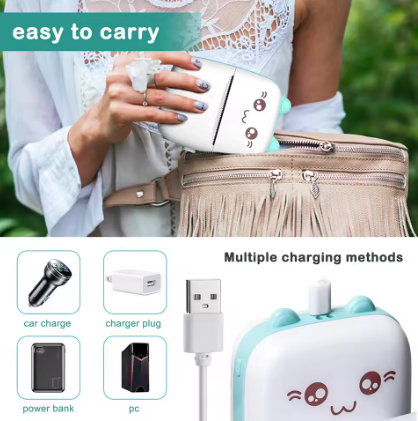 Inkless Mini Printer